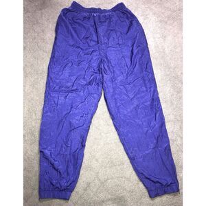 Bold‎ Spirit 80s 90s Vintage Windbreaker Nylon Pants Purple Lined Womens Medium